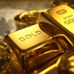 Gold bars as prices hold firm amid global uncertainty