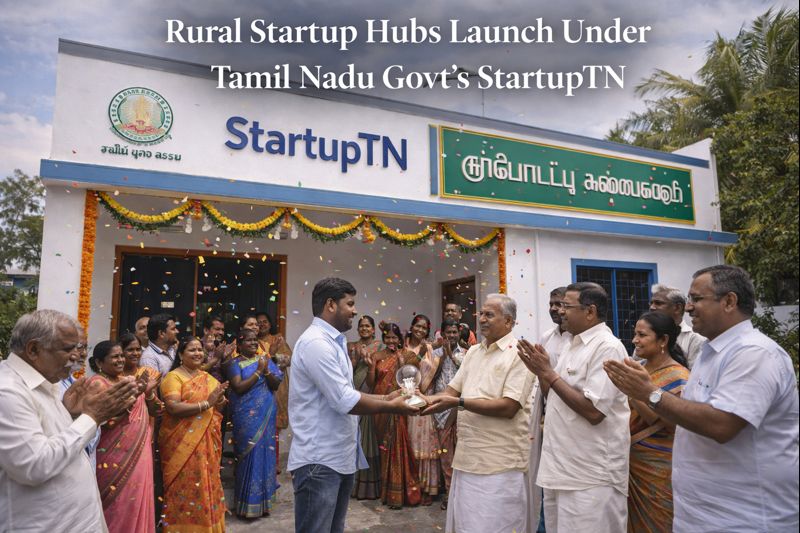 Tamil Nadu launches rural startup hubs under StartupTN initiative