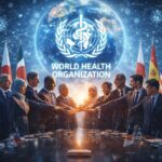 World Health Organization pandemic treaty agreement showing global unity and health security concept