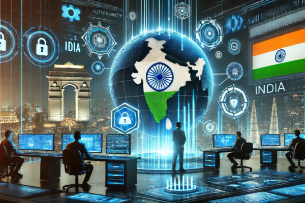 Digital data protection and privacy concept representing India’s evolving digital governance framework