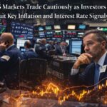 US stock markets trade cautiously as investors await inflation and rate signals