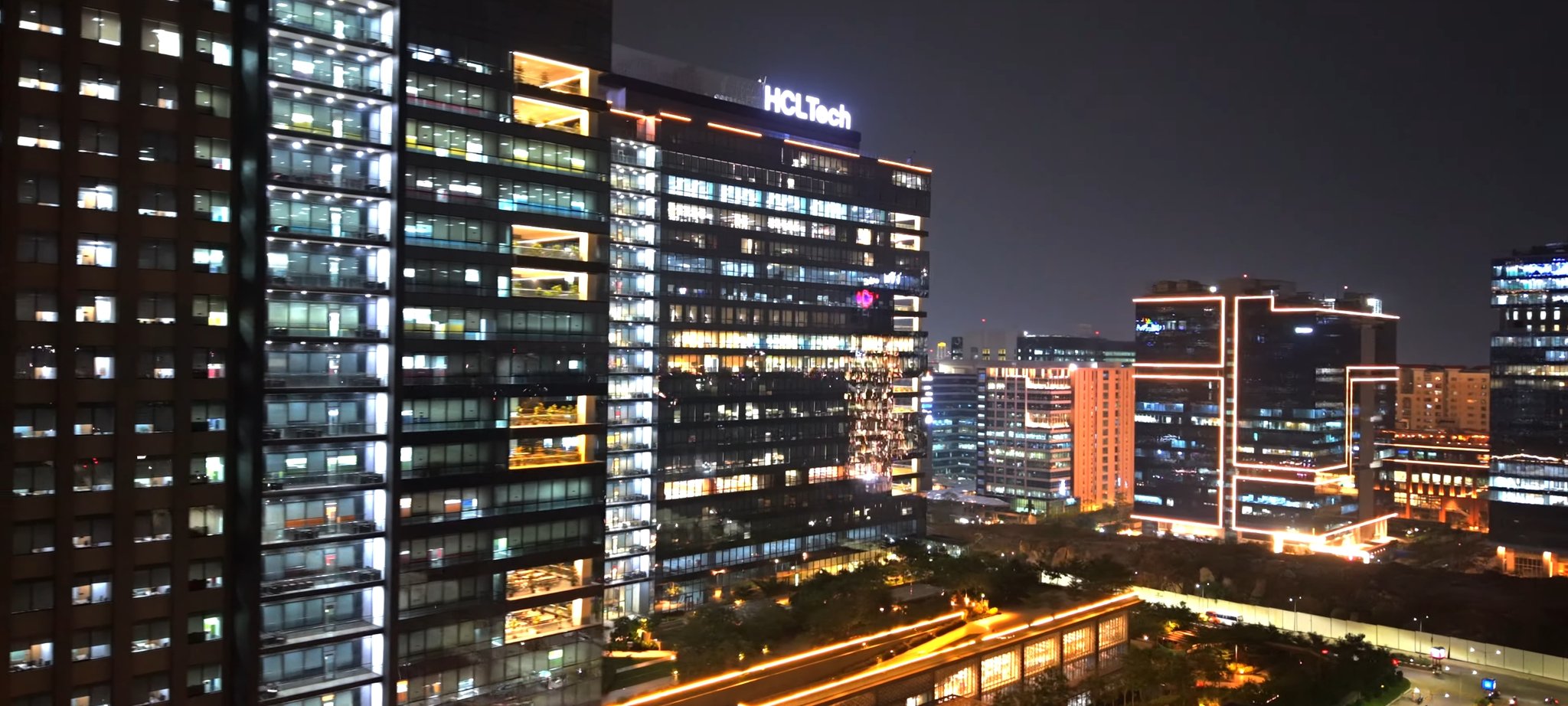 Hyderabad HITECH City skyline representing Telangana’s growing AI, semiconductor, and data-centre ecosystem