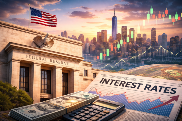 US Federal Reserve interest rate outlook influencing markets and global economy