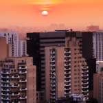Delhi skyline as BJP government marks one year in office