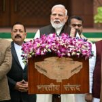 Indian Parliament and economic growth concept representing India’s national development momentum in 2026