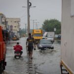 Heavy monsoon rainfall affecting urban areas in South India