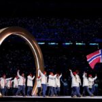 Norway’s Winter Olympics team celebrating after breaking gold medal record at Milano-Cortina 2026