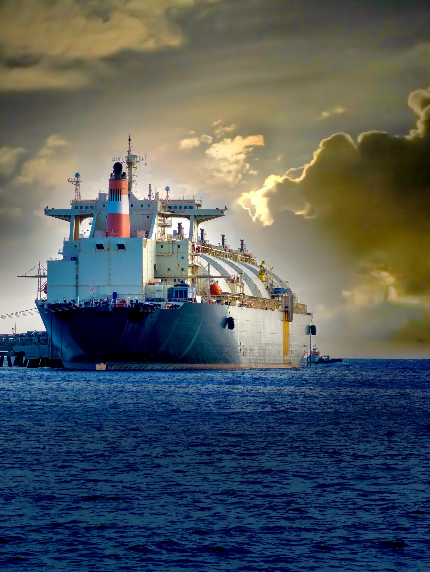 Cargo ship navigating through Red Sea amid global trade disruption