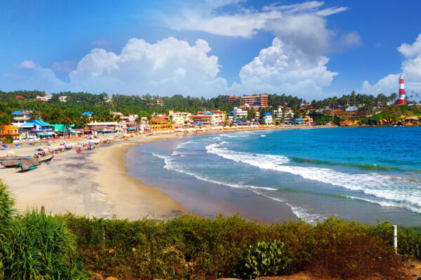 Thiruvananthapuram Kerala tourism showcasing beaches, heritage sites, and natural beauty attracting international travellers