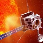 ISRO Aditya-L1 spacecraft studying the Sun from space.