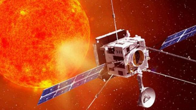 ISRO Aditya-L1 spacecraft studying the Sun from space.