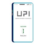 Indian customer making a digital payment using UPI on a smartphone.