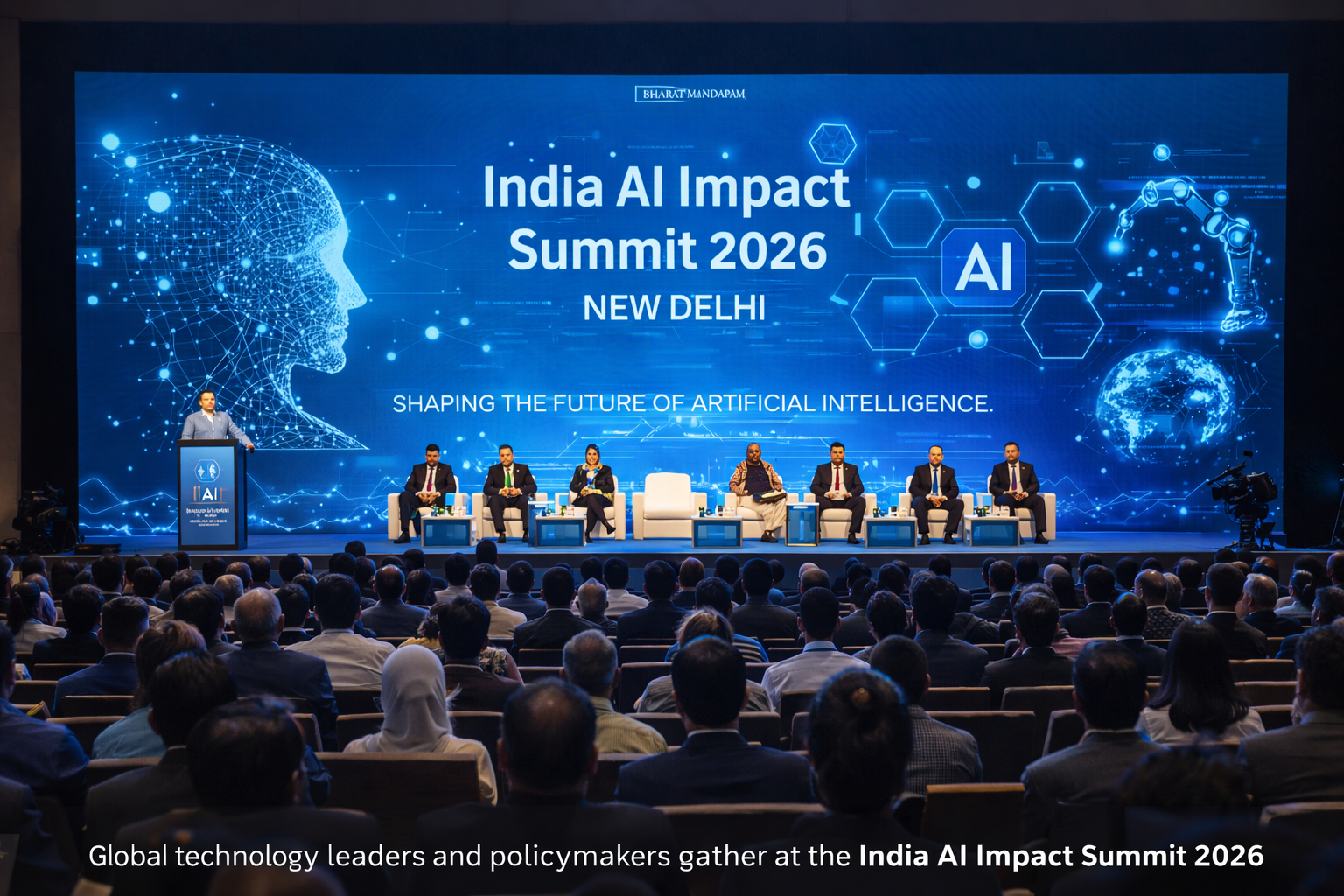 India AI Impact Summit 2026 conference on artificial intelligence in New Delhi