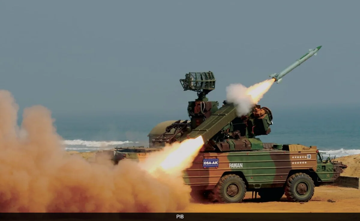 India advanced missile defence system intercepting aerial threats