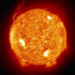 Powerful solar flare erupting from the Sun during increased solar activity.