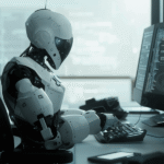 AI replacing human jobs in modern workplace