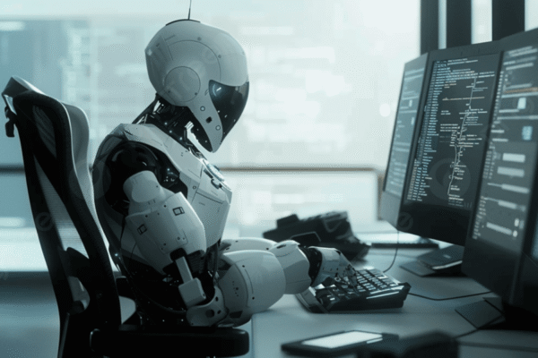 AI replacing human jobs in modern workplace