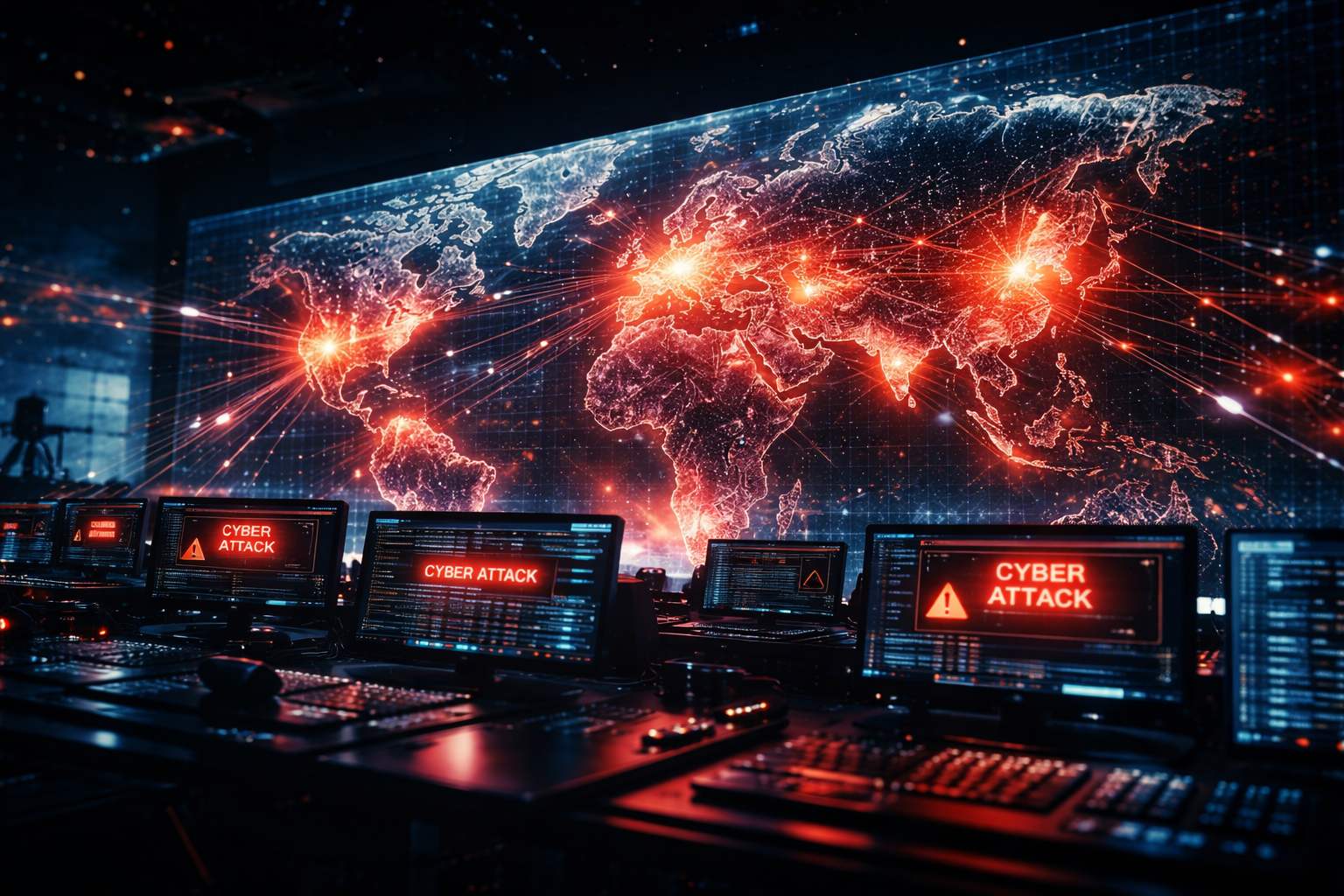 Global cyberattack affecting digital infrastructure and networks