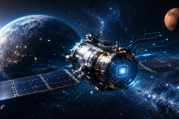 NASA futuristic AI spacecraft processor concept for autonomous deep space missions
