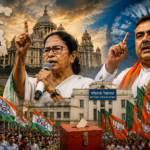 West Bengal politics election 2026 BJP TMC power battle concept