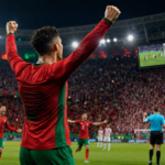 Portugal football fans celebrating dramatic World Cup knockout win